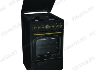 Плита (духовка) Gorenje K52CLB (730125, FM514C-FPD4B) - Фото